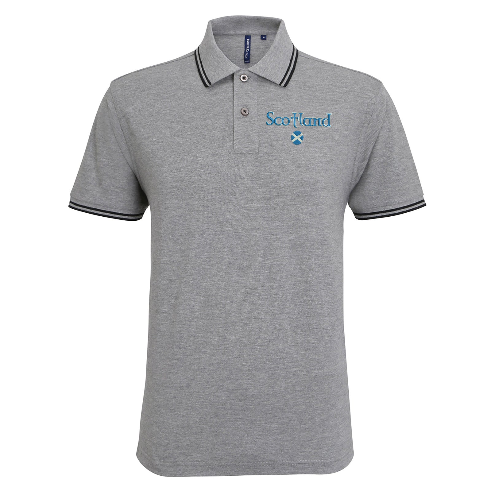 Scotland Circle Flag Polo Shirt