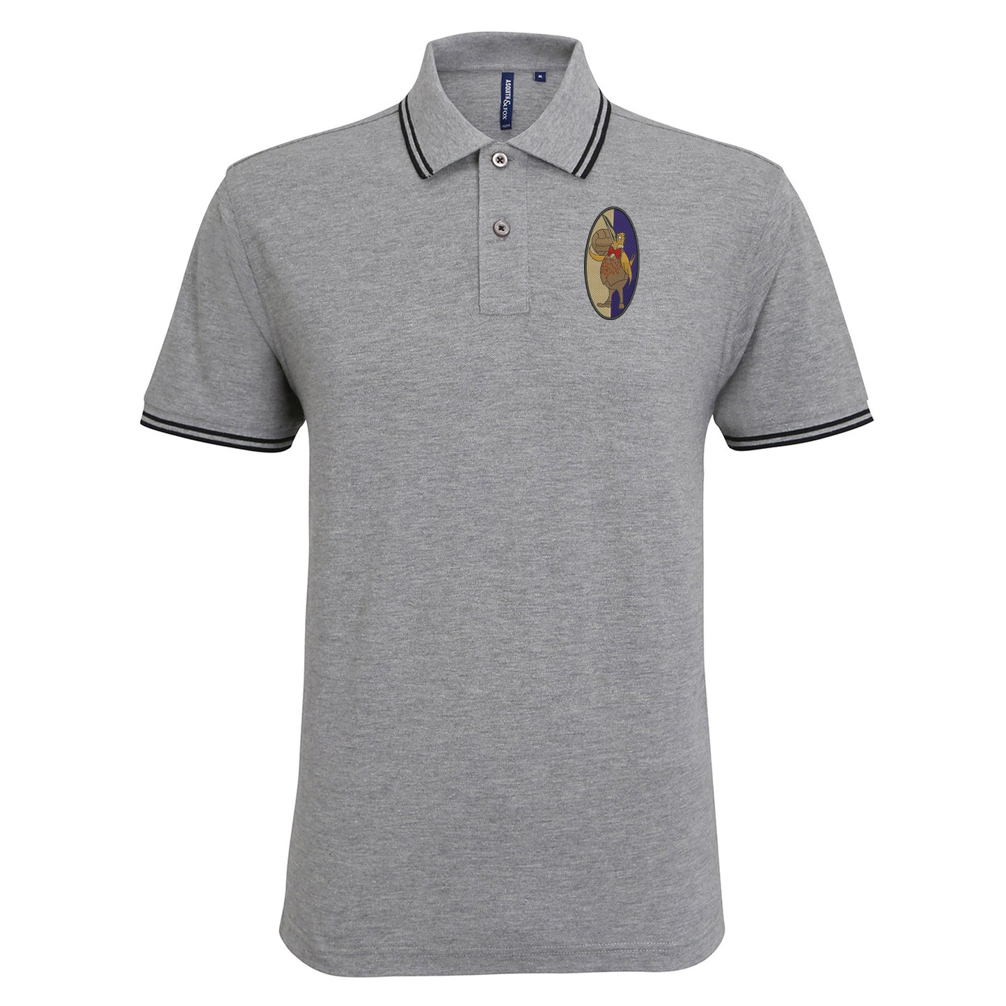 Retro West Brom 1933 Embroidered Tipped Polo Shirt