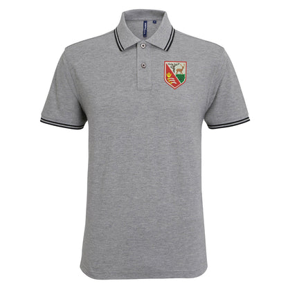 Retro Hayes Embroidered Tipped Polo Shirt