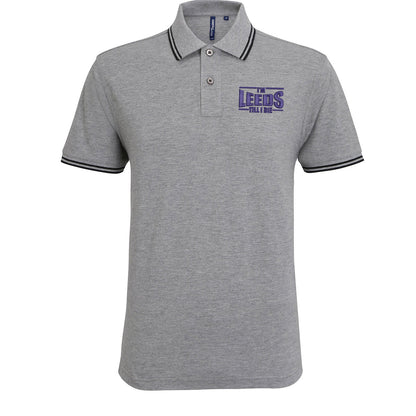I'm Leeds Till I Die Embroidered Tipped Polo Shirt