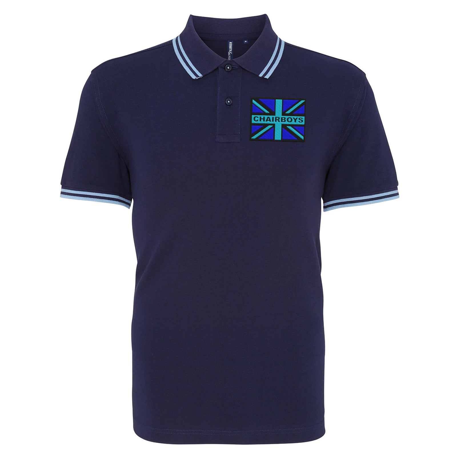 Chairboys Coloured Union Jack Polo Shirt
