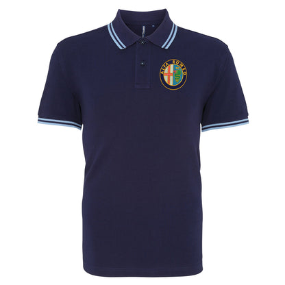 Embroidered Alfa Romeo Polo Shirt UK