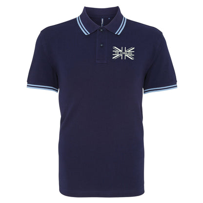 The Cobblers Union Jack Embroidered Tipped Polo Shirt
