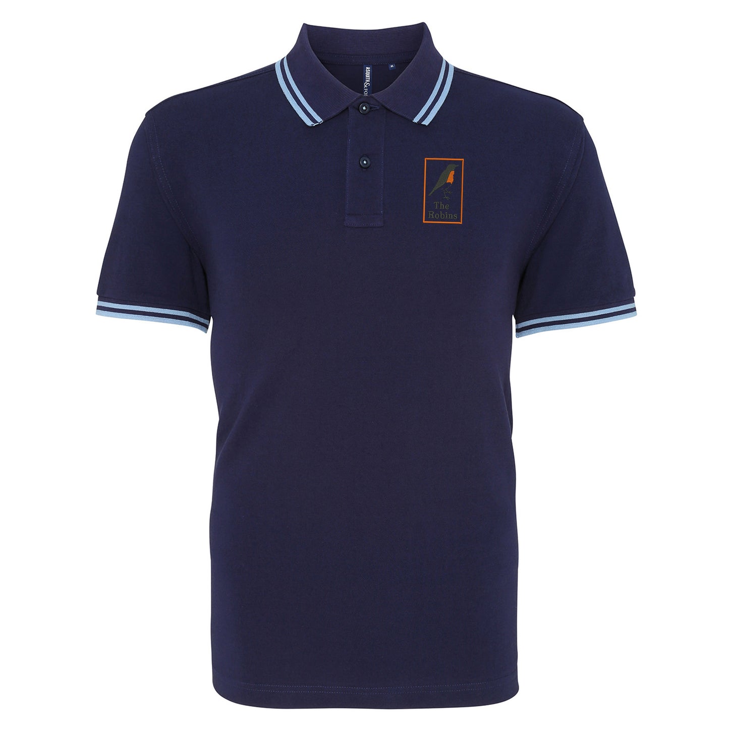 Retro Buckingham Town Tipped Polo Shirt
