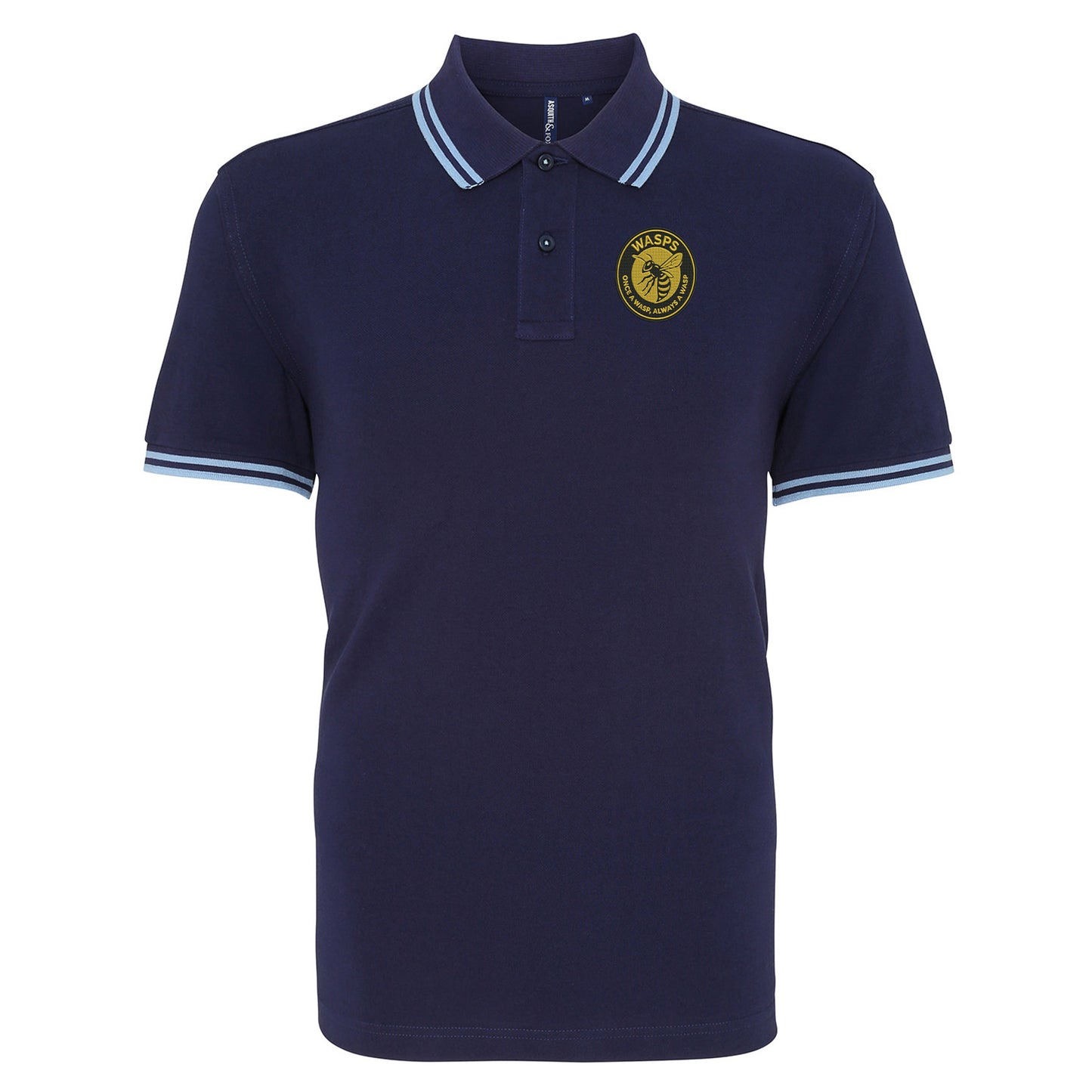 Once a Wasp Always a Wasp Rugby Tipped Polo Shirt 