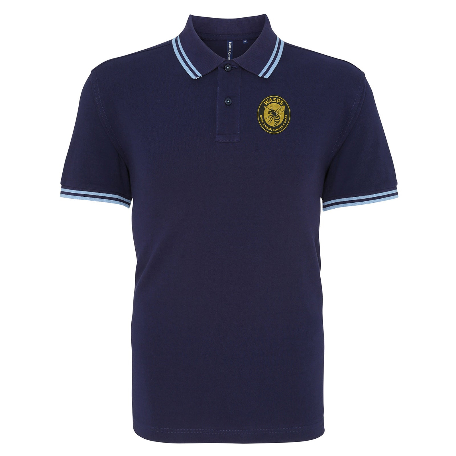 Once a Wasp Always a Wasp Rugby Tipped Polo Shirt 