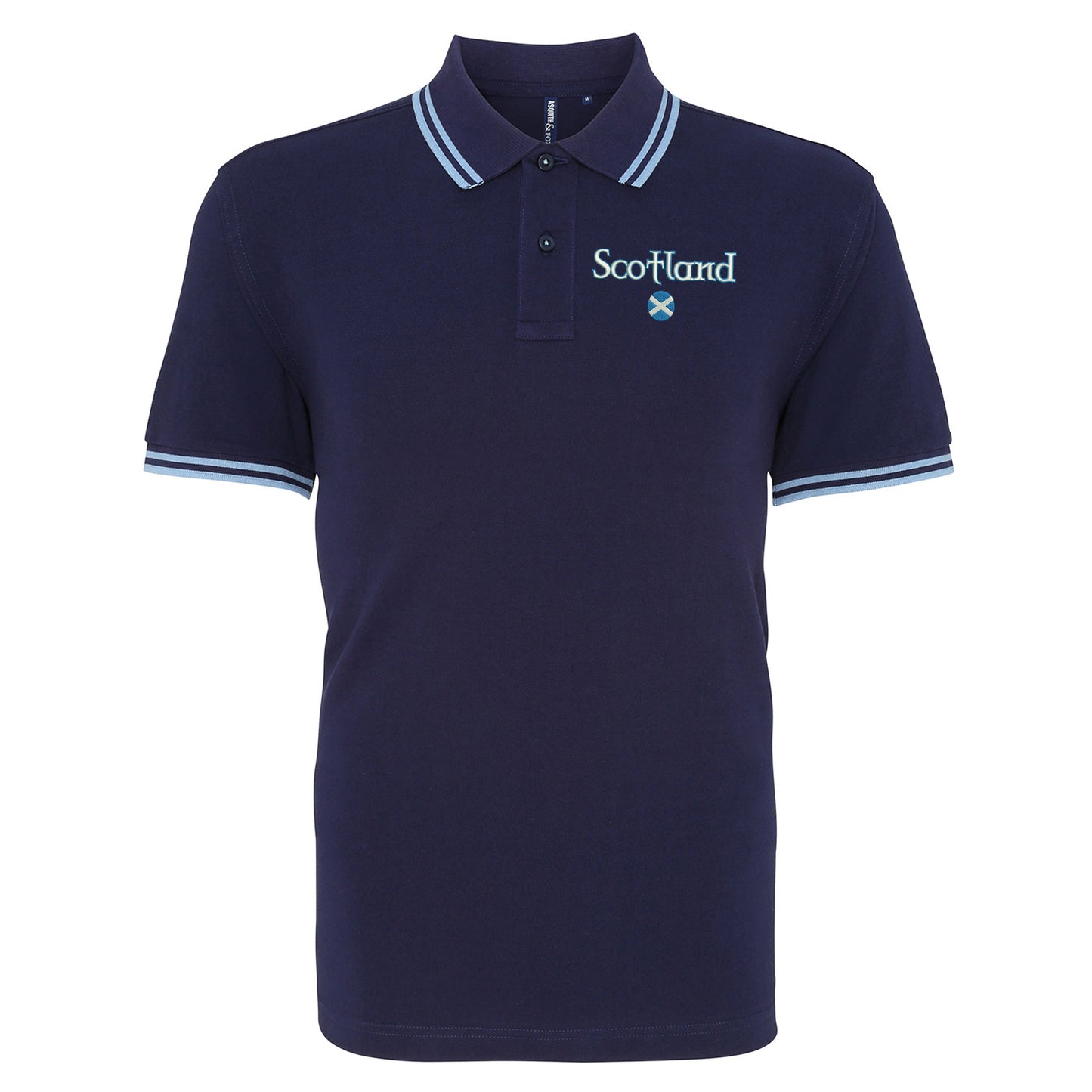 Scotland Circle Flag Polo Shirt