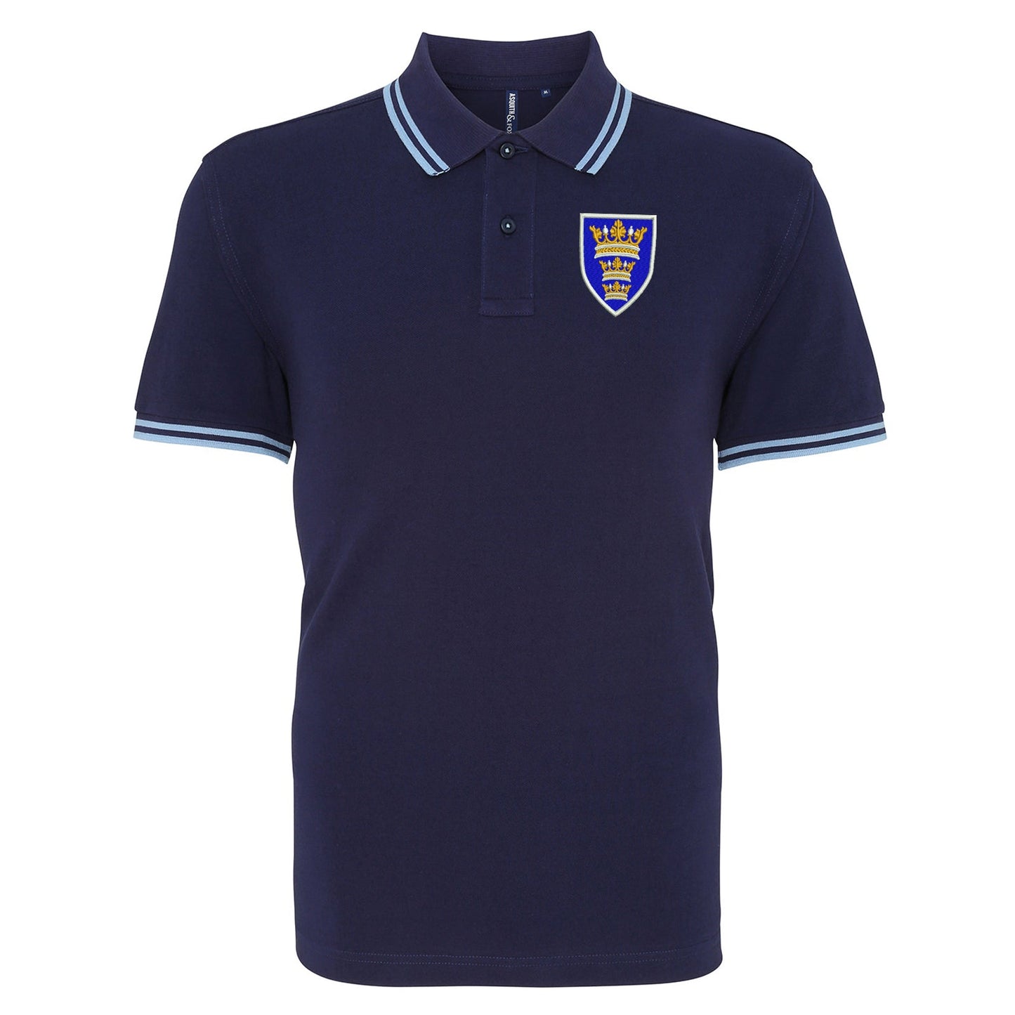 Retro Hull 1935 Embroidered Tipped Polo Shirt