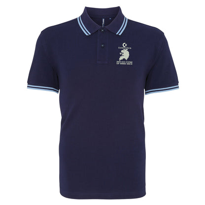 Retro Chelsea Zenith Data Systems Cup Winners 1989-90 Embroidered Tipped Polo Shirt