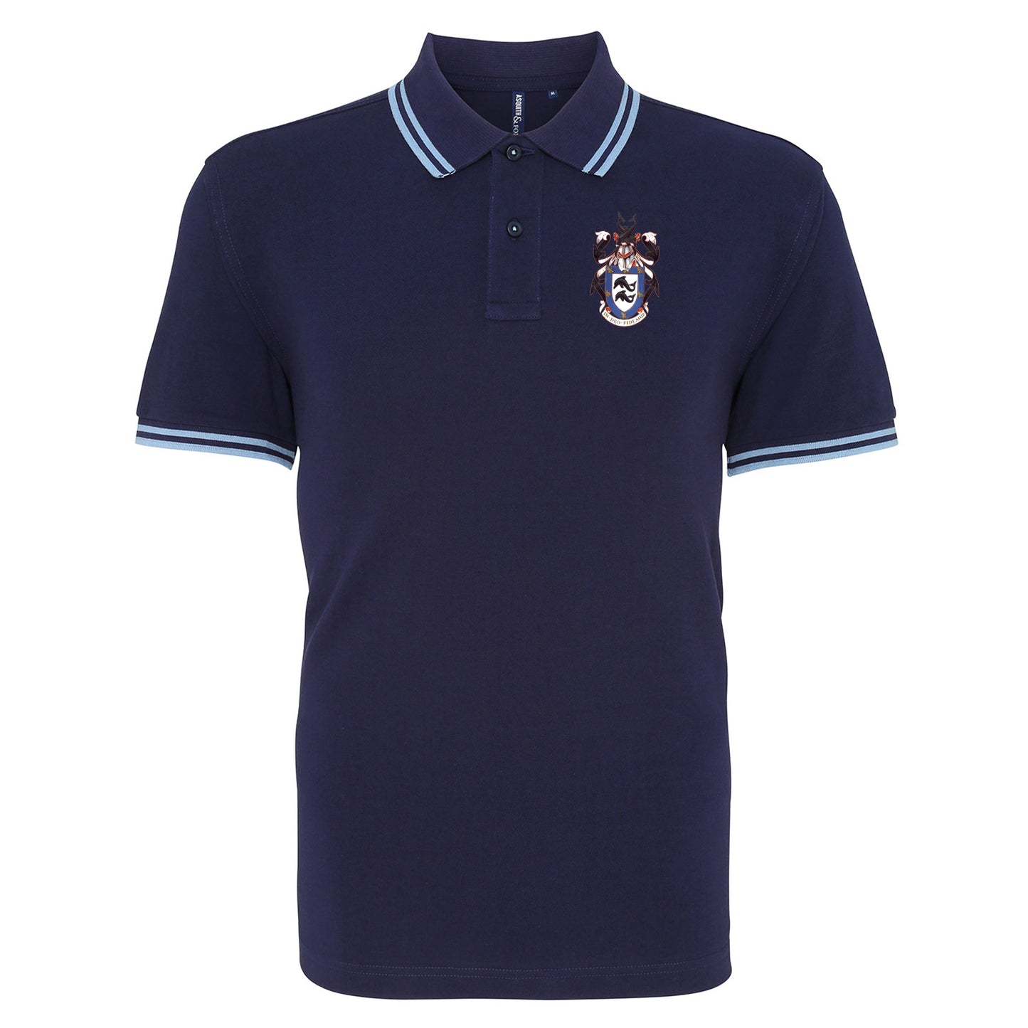 Brighton Coat of Arms Embroidered Tipped Polo Shirt