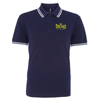 The Jags It's Way of Life Embroidered Tipped Polo Shirt