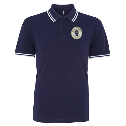 North End  Soul PNE Embroidered Tipped Polo Shirt