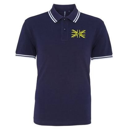 The Dons Union Jack Embroidered Tipped Polo Shirt