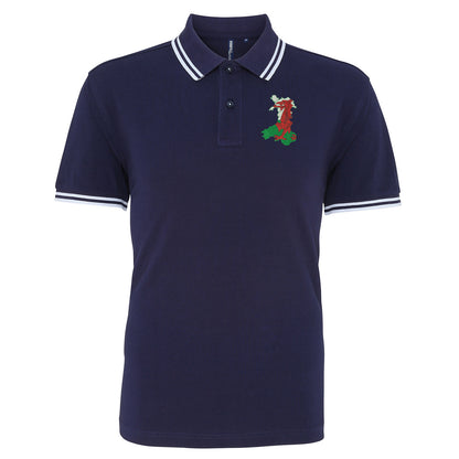Wales Flag Map Polo Shirt