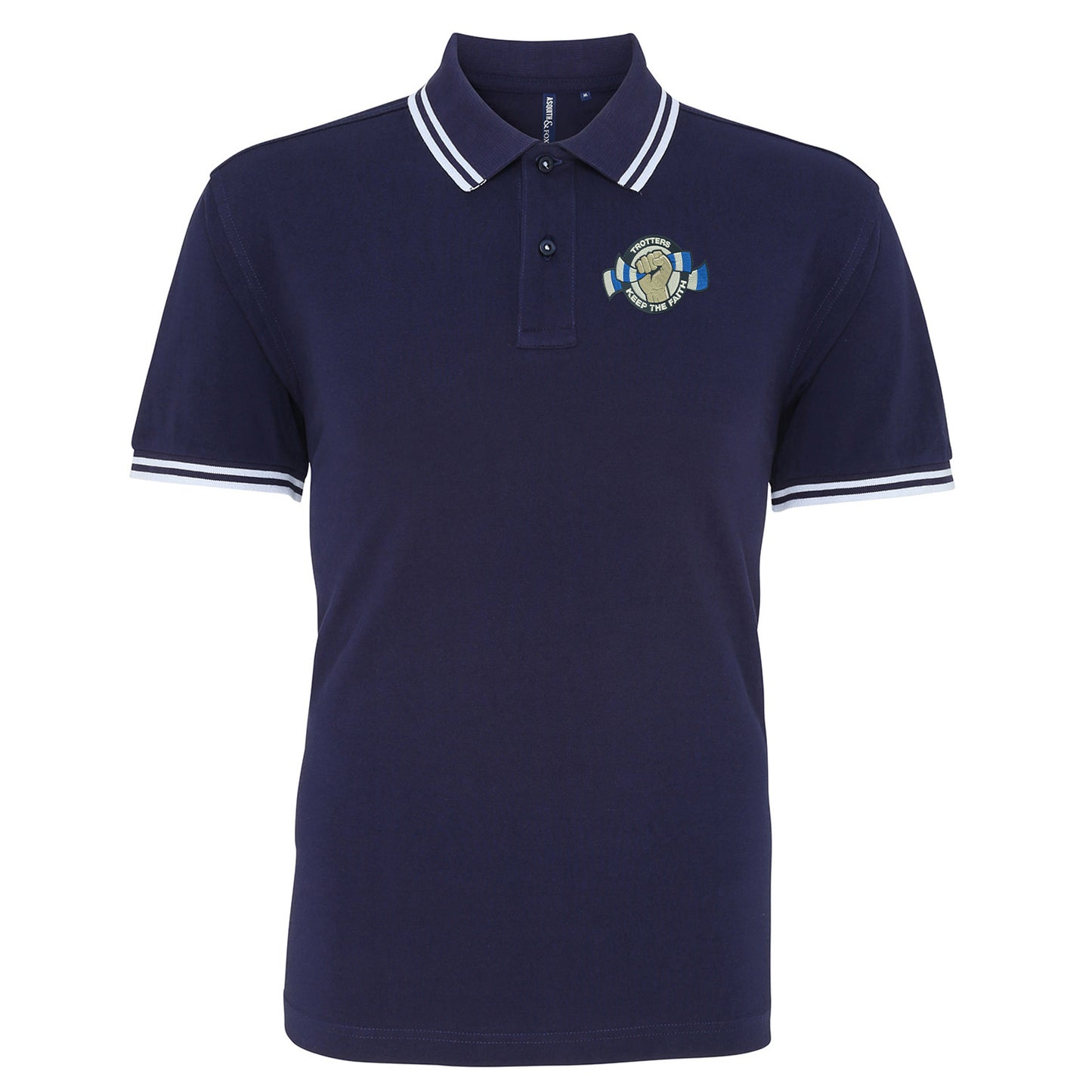 Bolton Wanderers Trotters Tipped Polo Shirt 