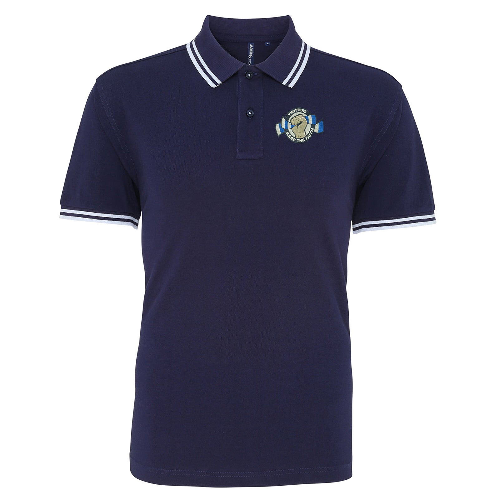 Bolton Wanderers Trotters Tipped Polo Shirt 