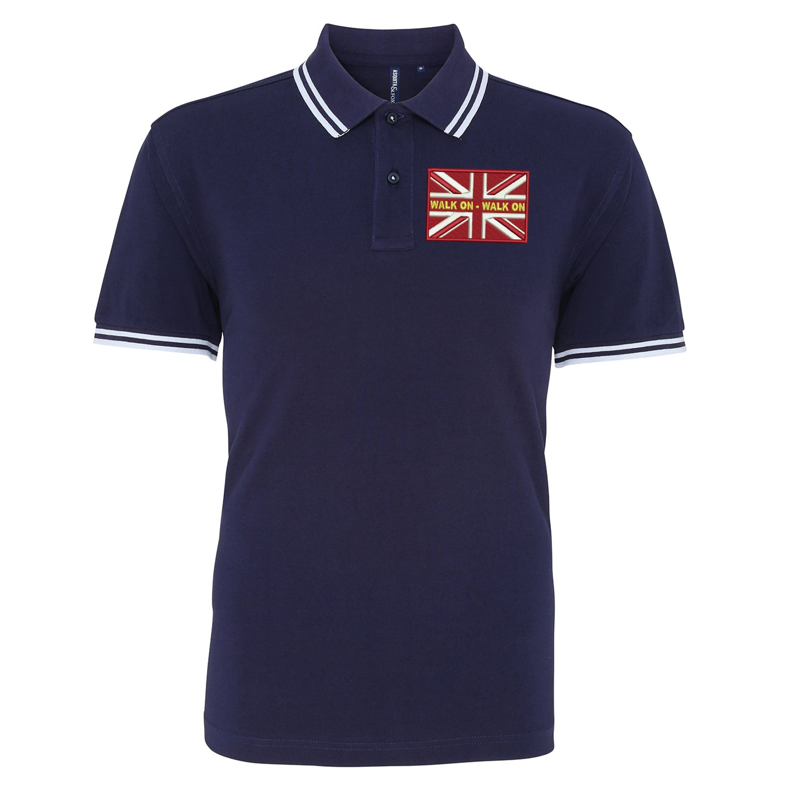 Union jack collar polo shirt on sale