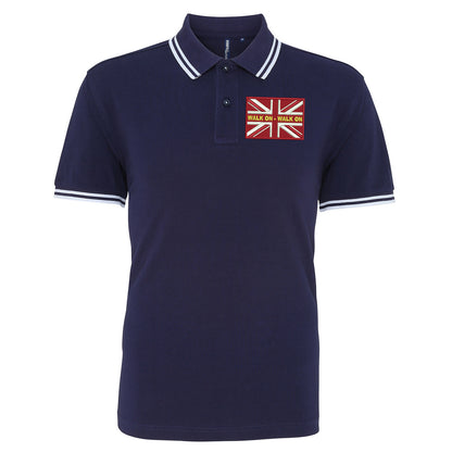 Walk On Walk On Coloured Union Jack Polo Shirt