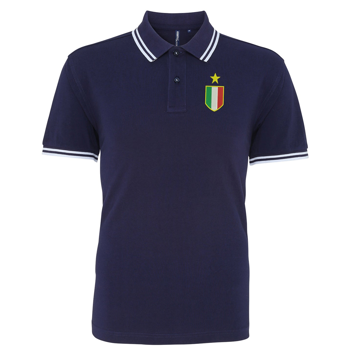 Retro Juventus 1961 Embroidered Tipped Polo Shirt