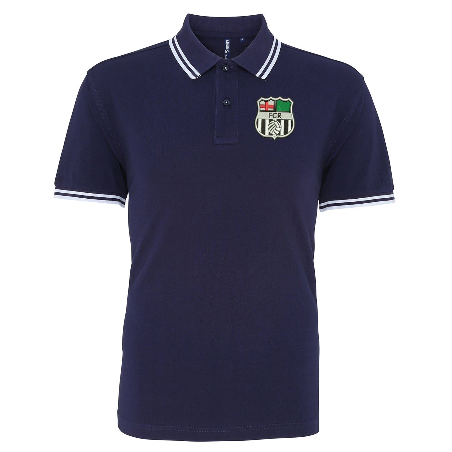 Retro Forest Green 1975 Embroidered Tipped Polo Shirt