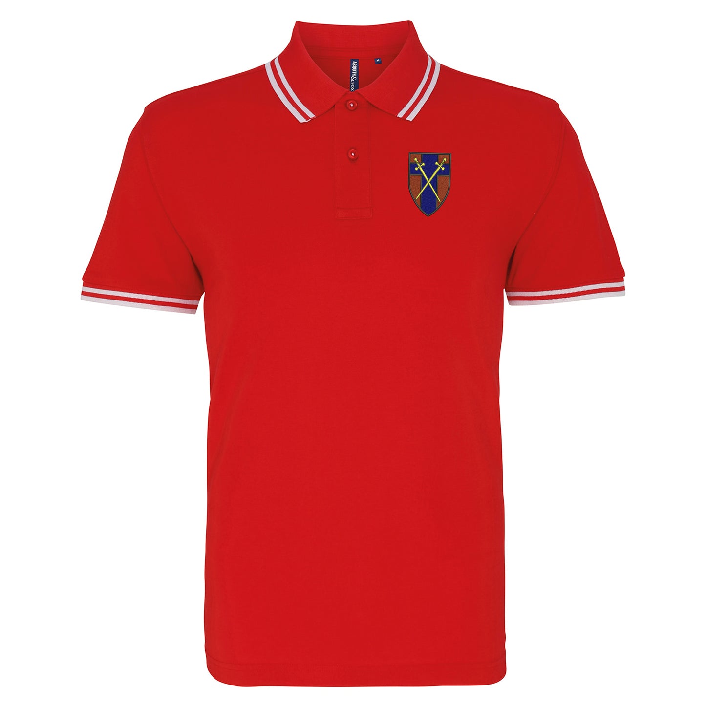 British Forces Germany Embroidered Tipped Polo Shirt