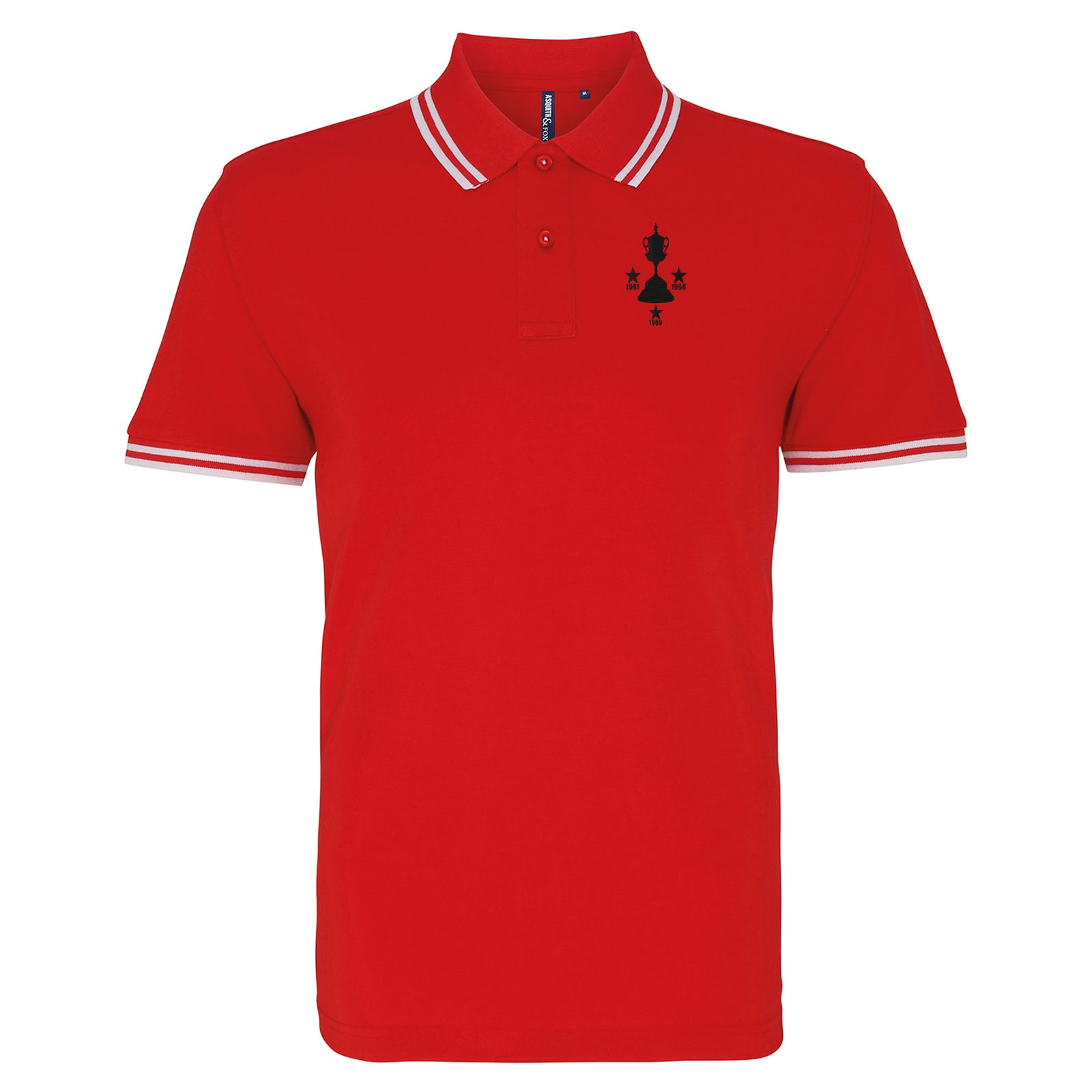 Tamworth Football Tipped Polo Shirt
