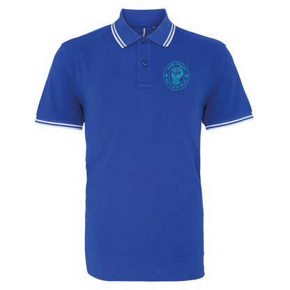 The Villa Pride of The West Midlands Embroidered Tipped Polo Shirt