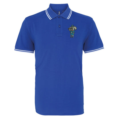 Retro Coventry 1974 Embroidered Tipped Polo Shirt