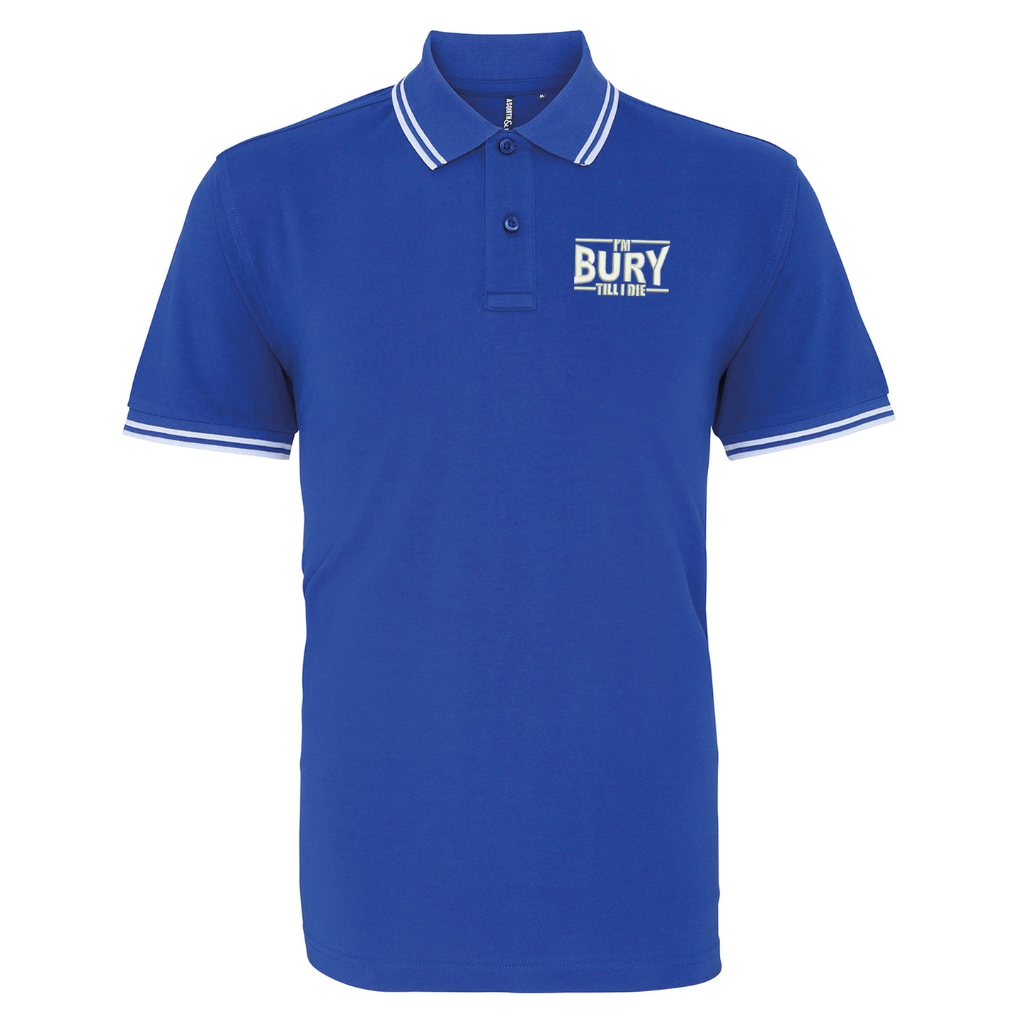 I'm Bury Till I Die Tipped Polo Shirt