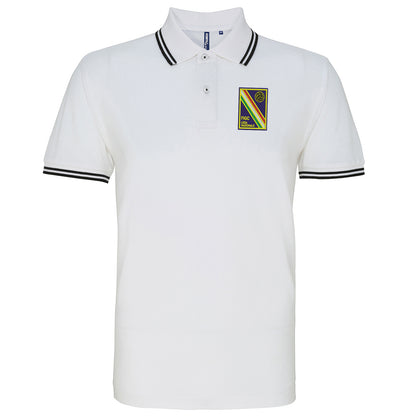Retro Italian League National Team 1961 Embroidered Tipped Polo Shirt