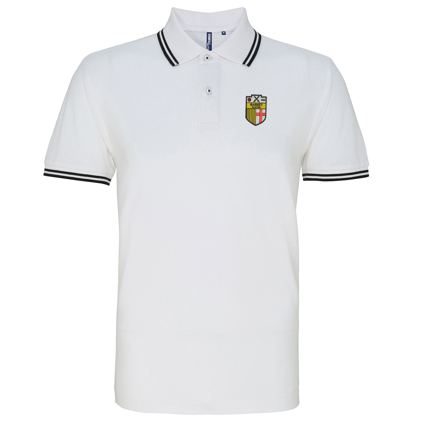 Retro Barnet Football Polo Shirt