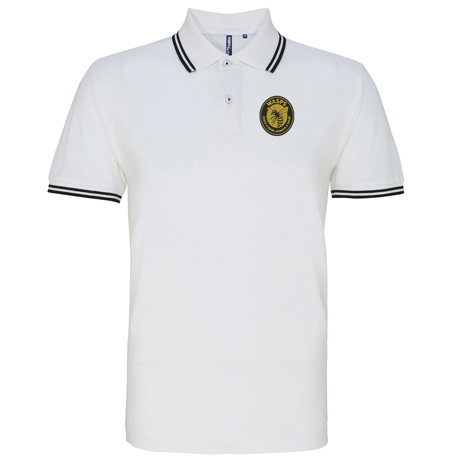 Once a Wasp Always a Wasp Rugby Tipped Polo Shirt 