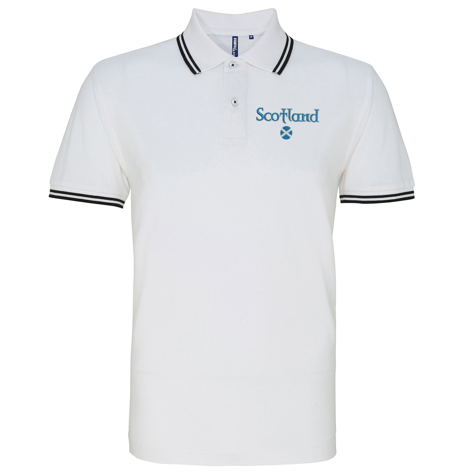 Scotland Circle Flag Polo Shirt