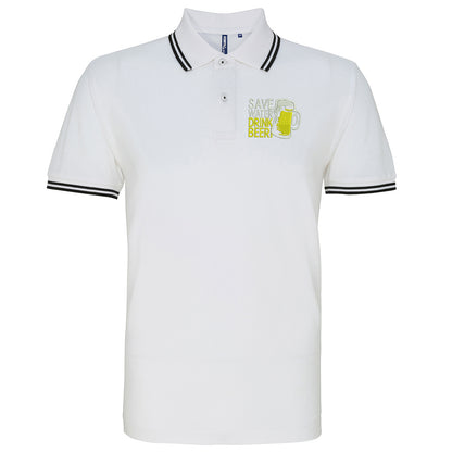 Save Water Drink Beer Polo Shirt