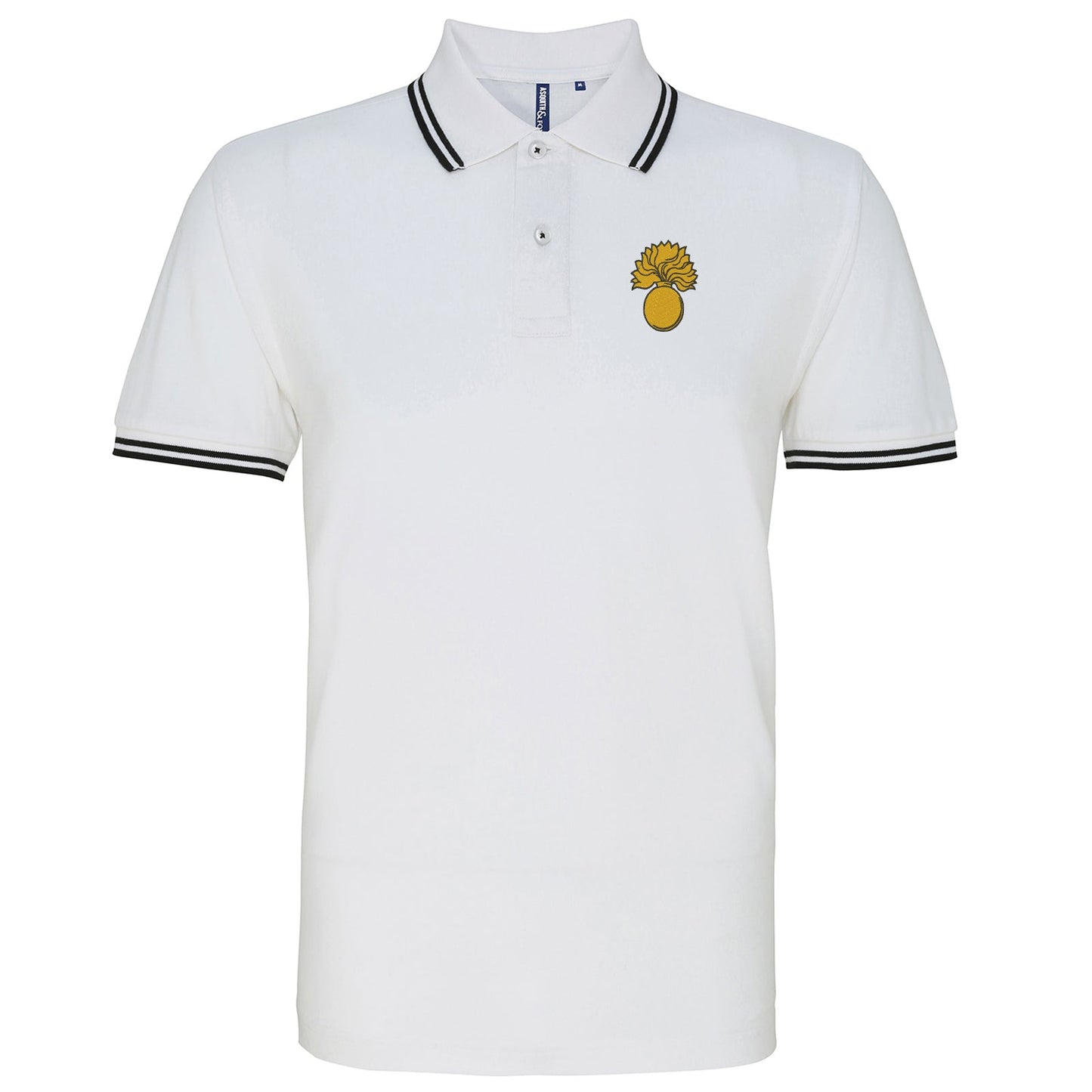 Grenadier Guards Cap Badge Embroidered Tipped Polo Shirt
