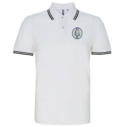 Retro Leeds 1964 Embroidered Tipped Polo Shirt