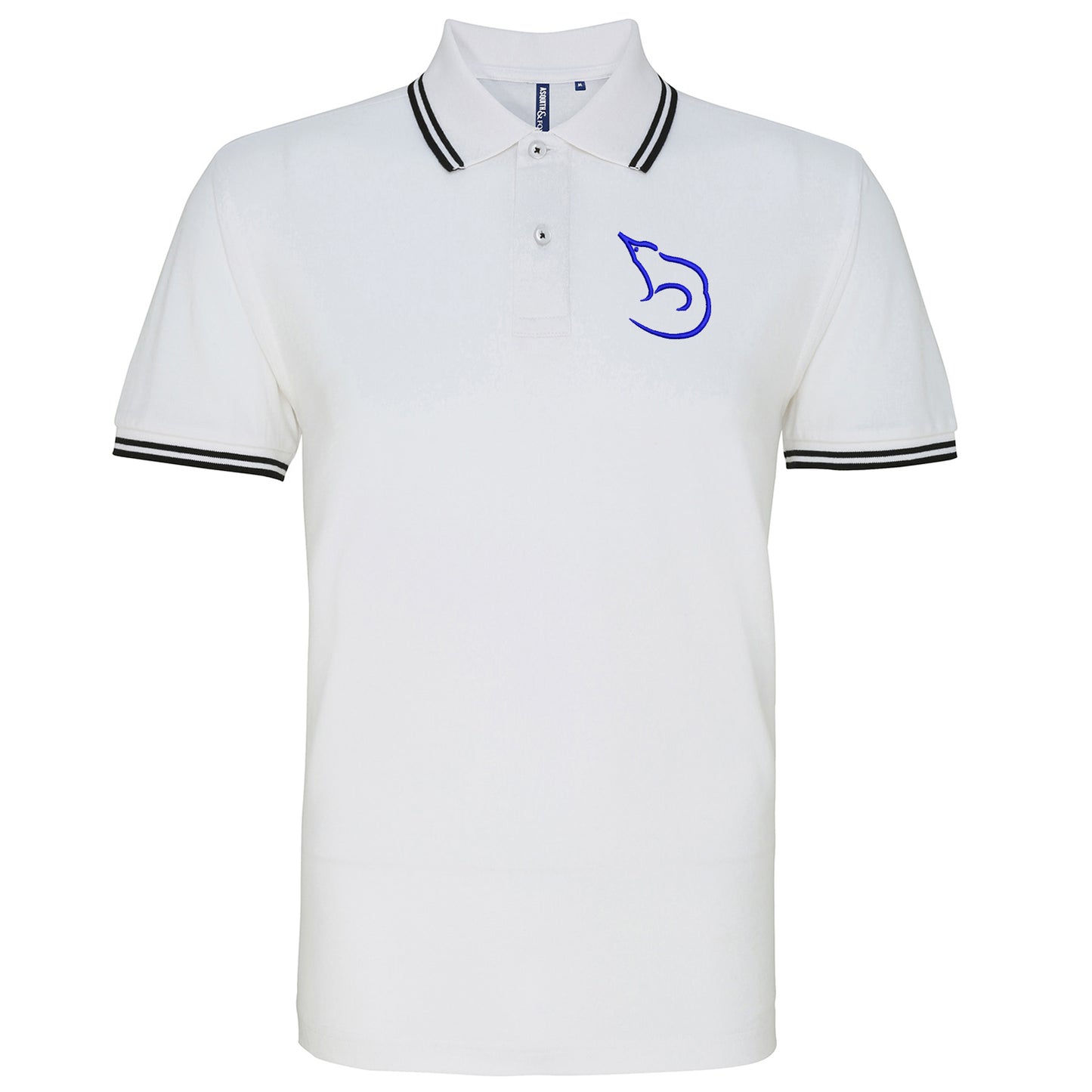 Retro Shrewsbury 1983 Embroidered Tipped Polo Shirt