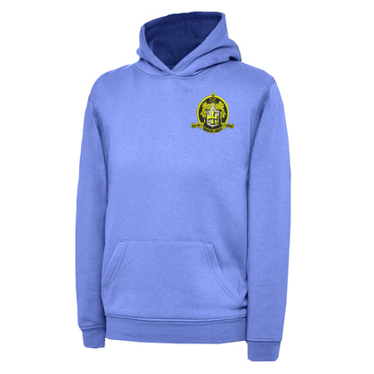Retro Wolves 1947 Embroidered Children's Hoodie