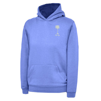 Retro Fiji Rugby 1920s Embroidered Children's Hoodie