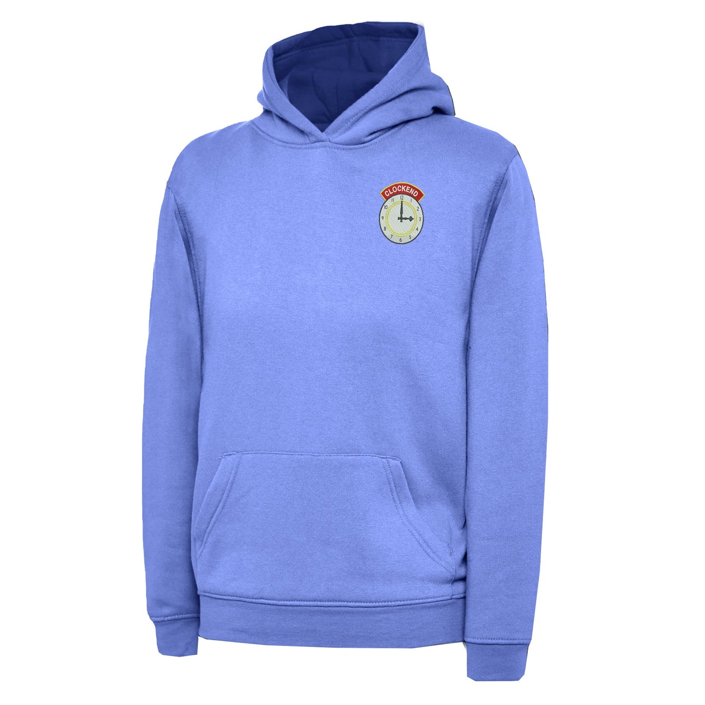 Clockend Embroidered Children's Hoodie