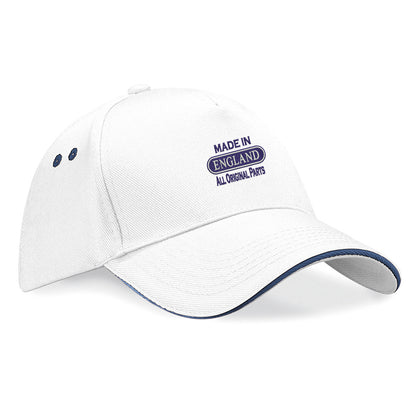Made in England All Original Parts Embroidered Baseball Cap