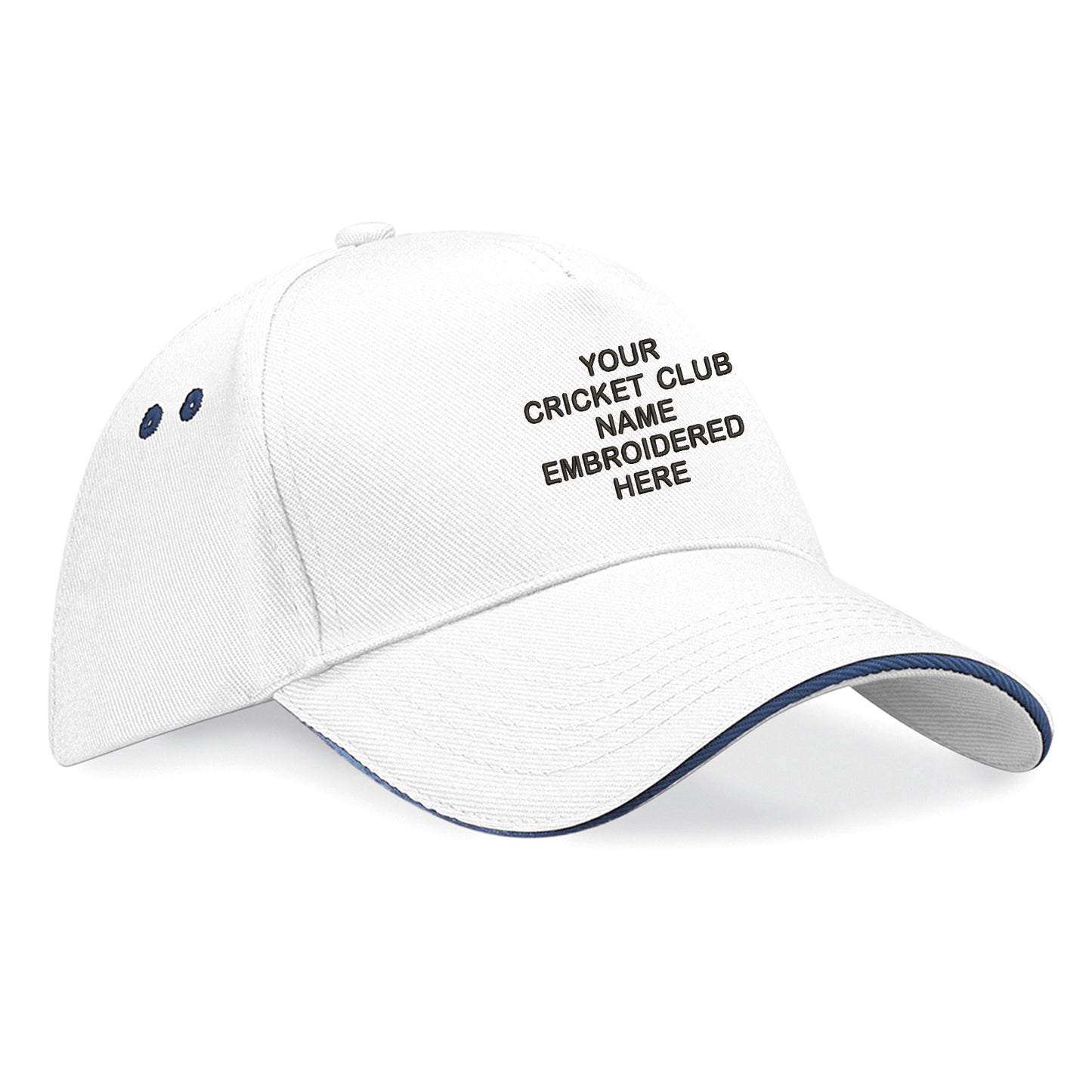 Personalised Cricket Club Baseball Cap