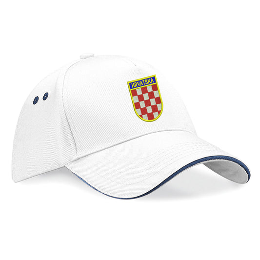 Retro Croatia 1960s Baseball Cap
