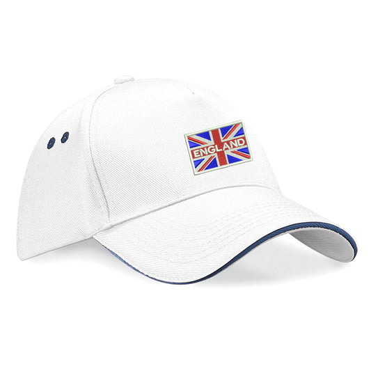 England Coloured Union Jack Baseball Cap