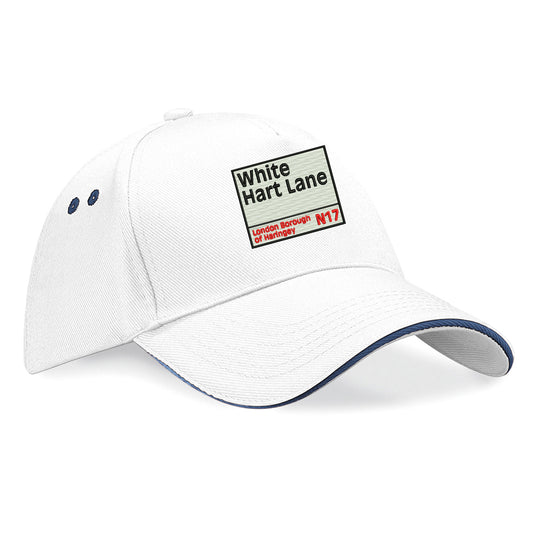 Retro White Hart Lane Baseball Cap