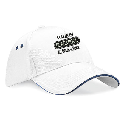 Made in Blackpool All Original Parts Embroidered Baseball Cap