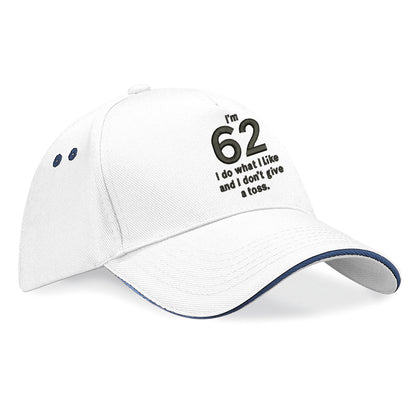 62nd Birthday Baseball Cap