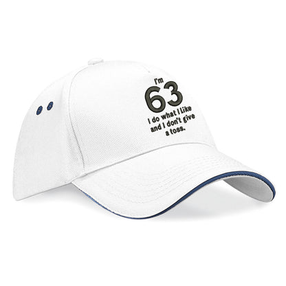 63rd Birthday Baseball Cap