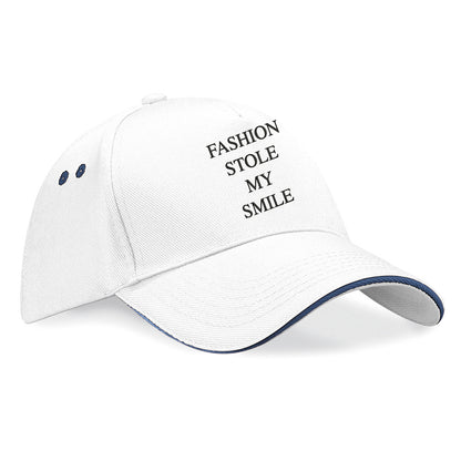Fashion Stole My Smile Baseball Cap