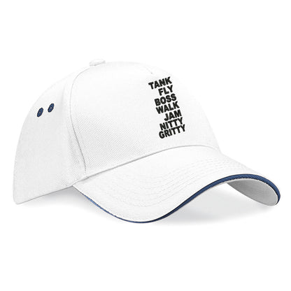 Tank Fly Boss Walk Jam Nitty Gritty Embroidered Baseball Cap